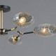 Люстра на штанге ILLUMICO TRENTO IL0272-6CSQ-25 BK AB TRENTO