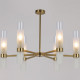 Люстра на штанге ILLUMICO IL0279-6P-79 BRASS