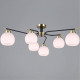 Потолочная люстра ILLUMICO LIBRA IL0638-6CSQ-24 AB BK LIBRA