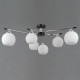 Потолочная люстра ILLUMICO LIBRA IL0638-6CSQ-24 CR BK LIBRA