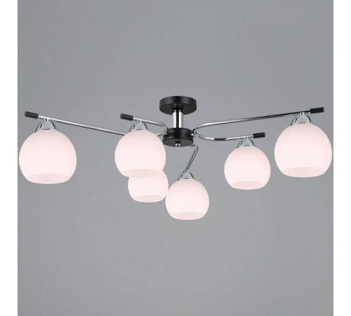 Потолочная люстра ILLUMICO LIBRA IL0638-6CSQ-24 CR BK LIBRA
