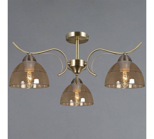 Люстра на штанге ILLUMICO AREZZO IL0733-3CSQ-25 AB AREZZO