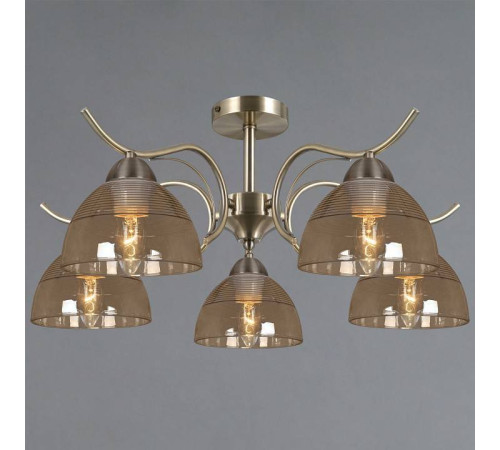 Люстра на штанге ILLUMICO AREZZO IL0733-5CSQ-25 AB AREZZO