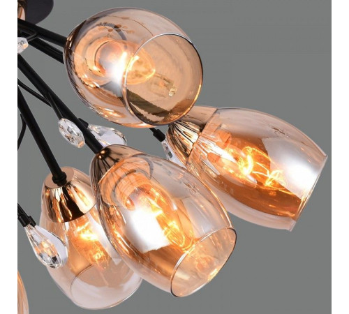 Люстра на штанге ILLUMICO IL1284-10CPA-29 BK GD