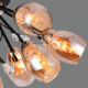 Люстра на штанге ILLUMICO IL1284-10CPA-29 BK GD