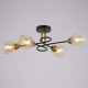 Люстра на штанге ILLUMICO Celeste IL8263-4COU-79 BK GD Celeste
