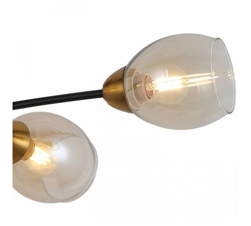 Люстра на штанге ILLUMICO Celeste IL8263-4COU-79 BK GD Celeste