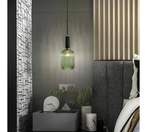 Подвесной светильник Imperiumloft Ferm Living Chinese Lantern A Brass / Green IRIS01