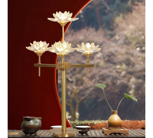 Настольная лампа декоративная Imperiumloft Lotos LOTOS-TAB01