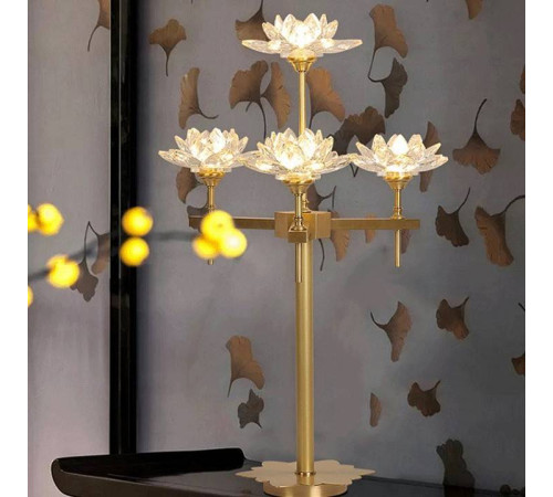 Настольная лампа декоративная Imperiumloft Lotos LOTOS-TAB01