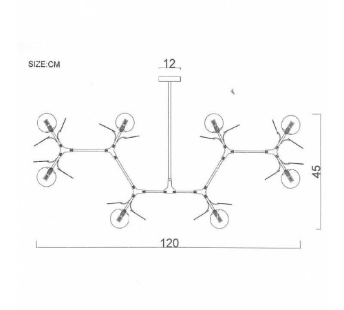 Люстра на штанге Imperiumloft MATISSE MATISSE-M01