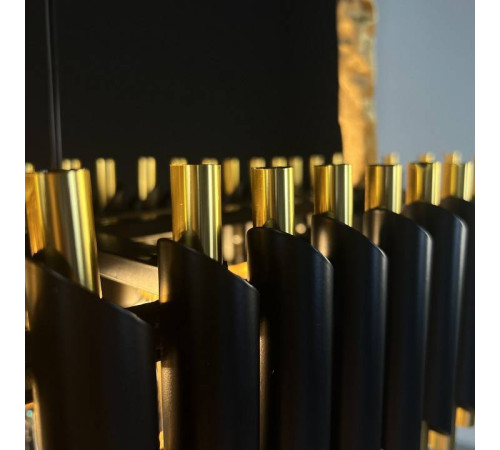 Подвесной светильник Imperiumloft Empire Black Rectangular Chandelier Crystal 40.2893