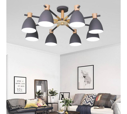 Люстра на штанге Imperiumloft Folke Gray FOLKE01