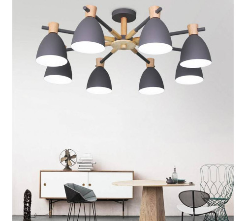 Люстра на штанге Imperiumloft Folke Gray FOLKE01