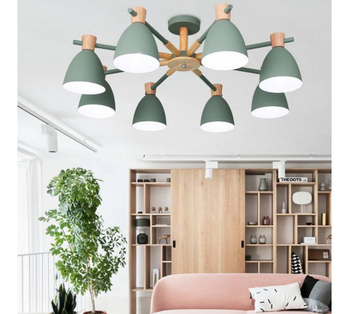 Люстра на штанге Imperiumloft Folke Green FOLKE01