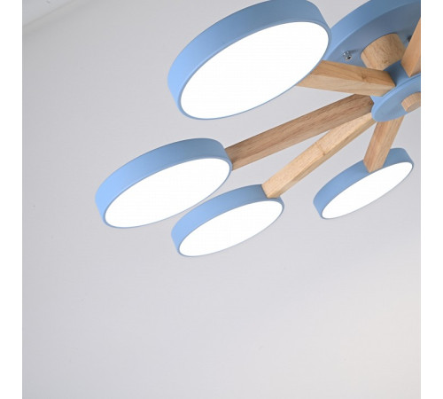 Люстра на штанге Imperiumloft TURNA Blue TURNA01