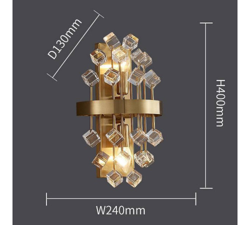Накладной светильник Imperiumloft RUFINA rufina01