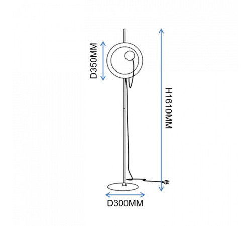 Торшер Imperiumloft MARGOTT Orange margott-fl01