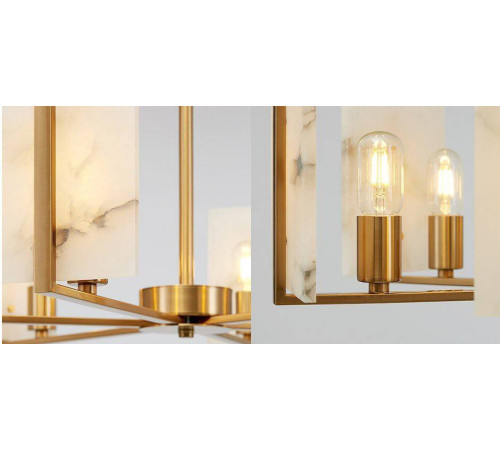 Подвесная люстра Imperiumloft Marble square 40,1233