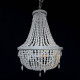 Подвесная люстра ImperiumLoft Rh Anselme White Wood Large Chandelier 40.1934-0