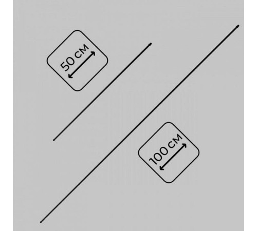 Штанга Imex Thin & Smart IL.0060.3000-1000-BK