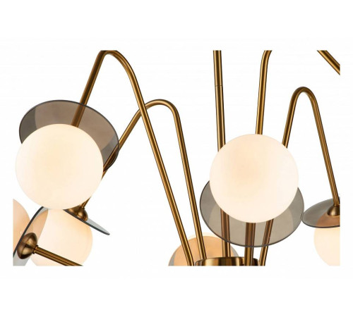 Люстра на штанге Indigo Jazz 11020/8R Brass