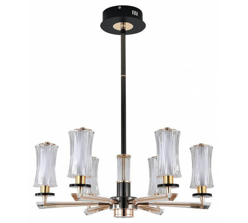 Люстра на штанге Indigo Grandioso 13038/6R Black