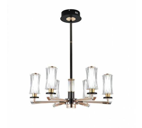 Люстра на штанге Indigo Grandioso 13038/6R Black