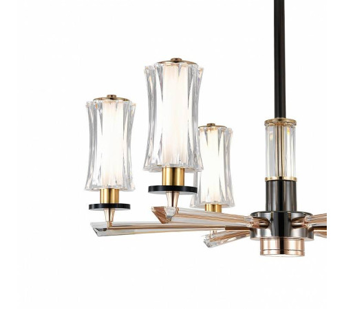 Люстра на штанге Indigo Grandioso 13038/6R Black