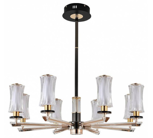 Люстра на штанге Indigo Grandioso 13038/8R Black
