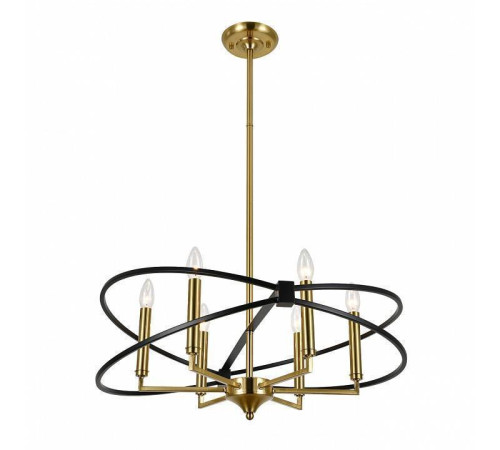 Люстра на штанге Indigo Trionfo 10020/6R Black