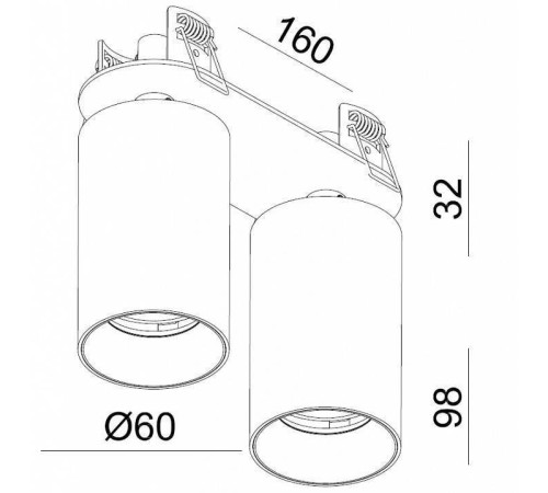 Спот Italline DANNI DANNY FR2 black