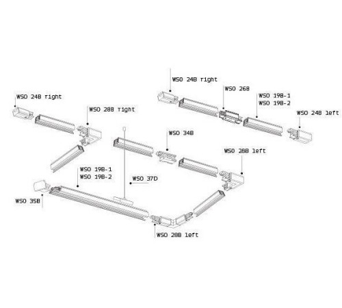 Токопровод правый Italline WSO WSO 24BR black