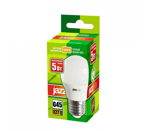 Лампа светодиодная Jazzway PLED-ECO-G45 5w E27 3000K