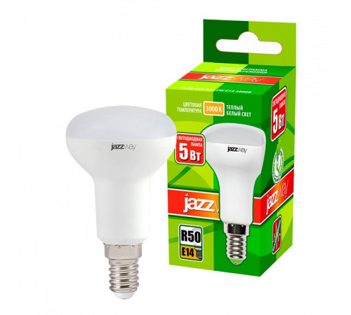 Лампа светодиодная Jazzway PLED-ECO-R50 5w E14 3000K