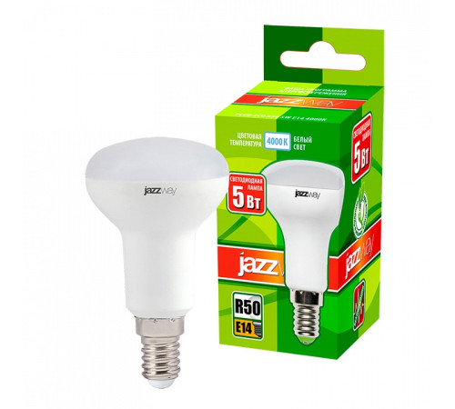 Лампа светодиодная Jazzway PLED-ECO-R50 5w E14 4000K