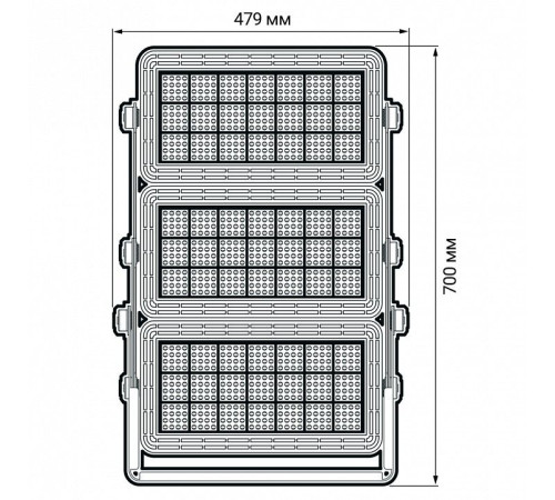 Настенно-потолочный прожектор Jazzway PFL SPORT 02 750w 5700K IP66