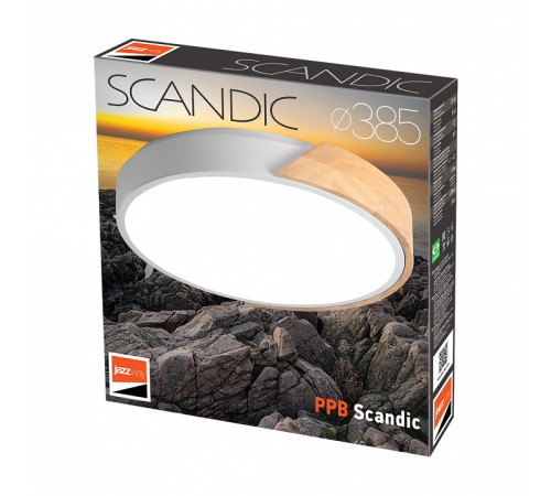 Накладной светильник Jazzway PPB Scandic-R 36w 4000K GR/W IP20 D380*50