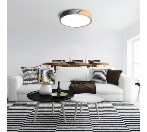 Накладной светильник Jazzway PPB Scandic-R 36w 4000K GR/W IP20 D380*50