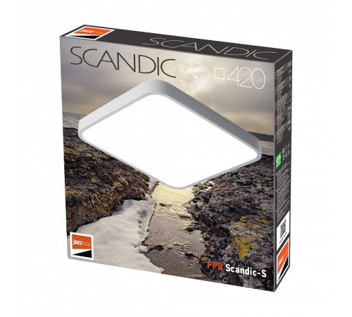 Накладной светильник Jazzway PPB Scandic-S 72w 3000-6500K GR IP20 430*430*50
