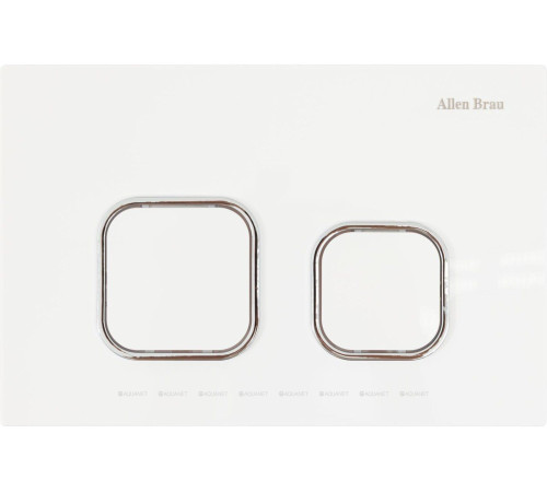 Кнопка смыва Allen Brau Evo O ABS белый 9.2EV02.20