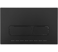Кнопка смыва Aquanet AQ-PRO-01MB двойная черный матовый 00346764