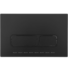 Кнопка смыва Aquanet AQ-PRO-01MB двойная черный матовый 00346764