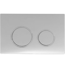 Кнопка смыва Aquanet AQ-PRO-02CR двойная хром 00346766