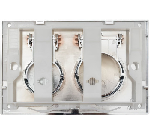 Кнопка смыва Aquanet AQ-PRO-02CR двойная хром 00346766