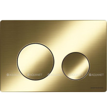 Кнопка смыва Ceramica Nova Balance Circle брашированное золото CN12-001BG