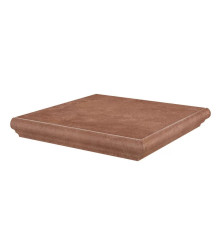 Ступень угловая Kerama Marazzi Хадду красный матовый 34x34 см KM4040G0021NGTA