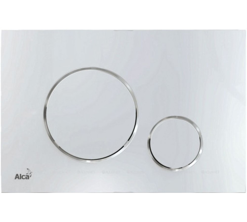 Кнопка смыва AlcaPlast хром глянцевый M671