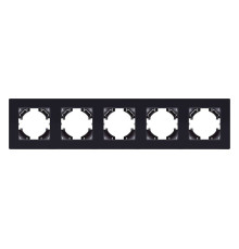 Рамка на 5 постов Kollinger Eleganz Acryl EA5BK