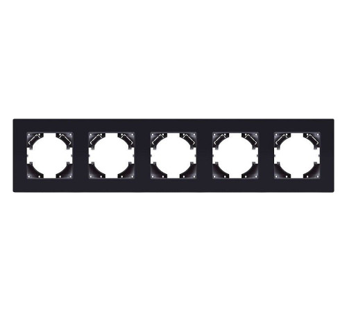 Рамка на 5 постов Kollinger Eleganz Acryl EA5BK